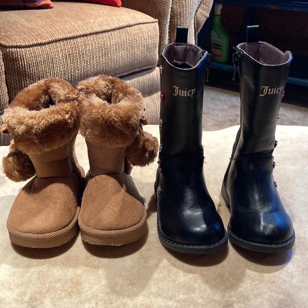 Bundle of girls toddler boots 👢